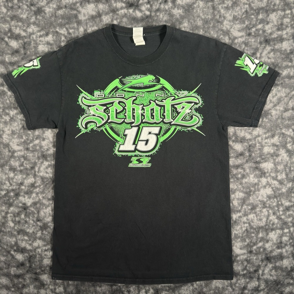Donny Schatz Sprint Racing TShirt Mens Size M Black Arctic Cat Ford Performance
